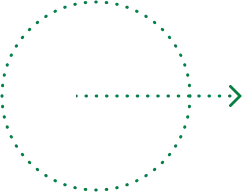 An arrow in a circle