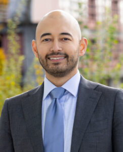 A headshot of Brendan Little a mesothelioma lawyer and asbestos exposure attorney at Oslund Udo Little