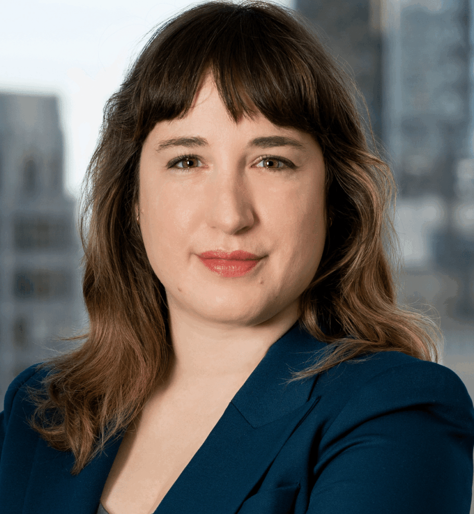 Professional headshot of Erica Bergmann, Senior Associate Asbestos Attorney