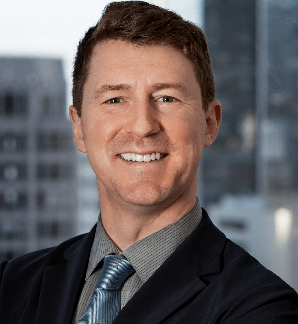 Professional headshot of Myles Crandall, Associate Attorney at Oslund Udo Little