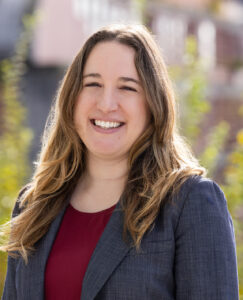 Headshot of Erica Bergmann a mesothelioma lawyer and asbestos exposure attorney