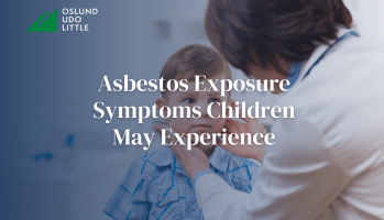 Asbestos Exposure Symptoms Children May Experience with a doctor examining a child