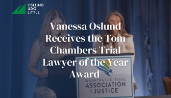 Vanessa Oslund Receives the Tom Chambers Trial Lawyer of the Year Award